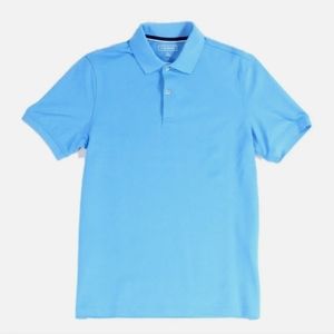Club Rm stretch aquarium blue polo
